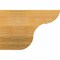 Ekena Millwork Carmel Rough Sawn Rafter Tail, Western Red Cedar, 4"W x 12"H x 18"L RFT04X12X18CAR00RWR - alternate 2